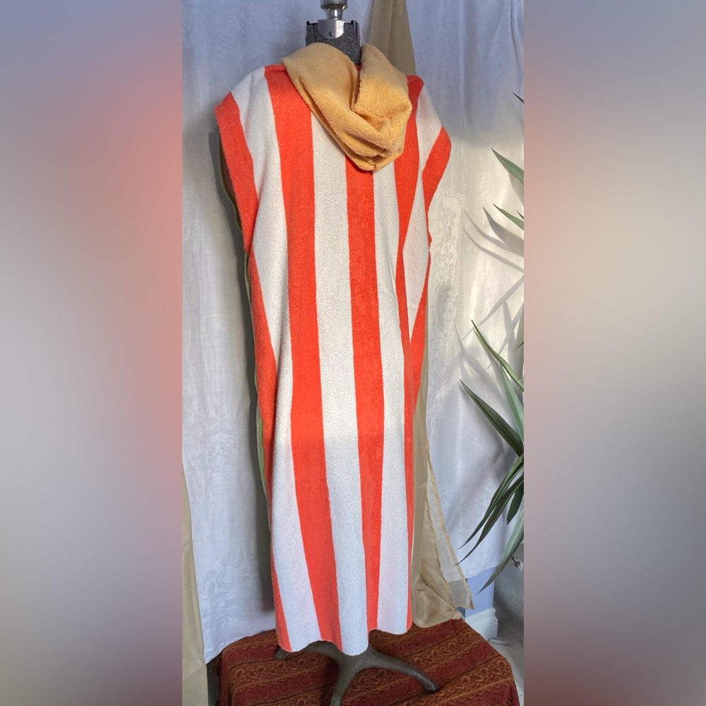 Handmade, Up-Cycled Towel Poncho - Picture 4 of 5